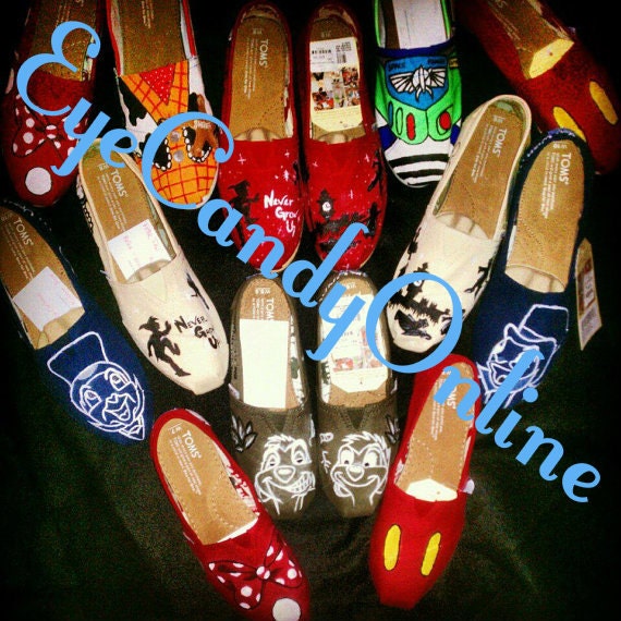 Custom Shoes (Disney, Cartoon, Characters, anything you want)