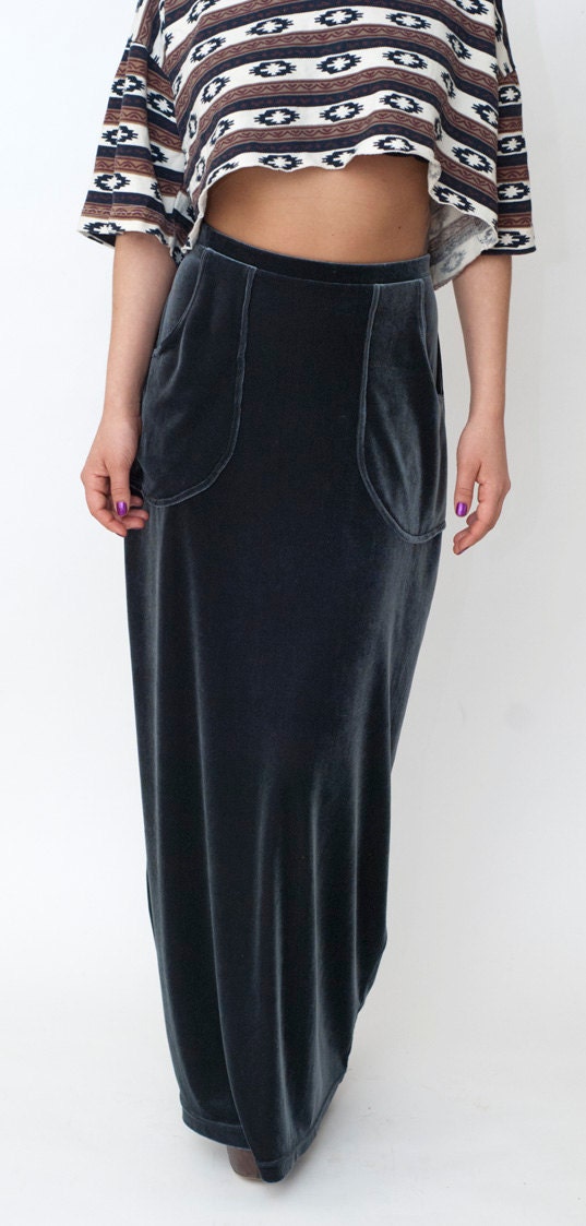Vintage Velvet Skirt