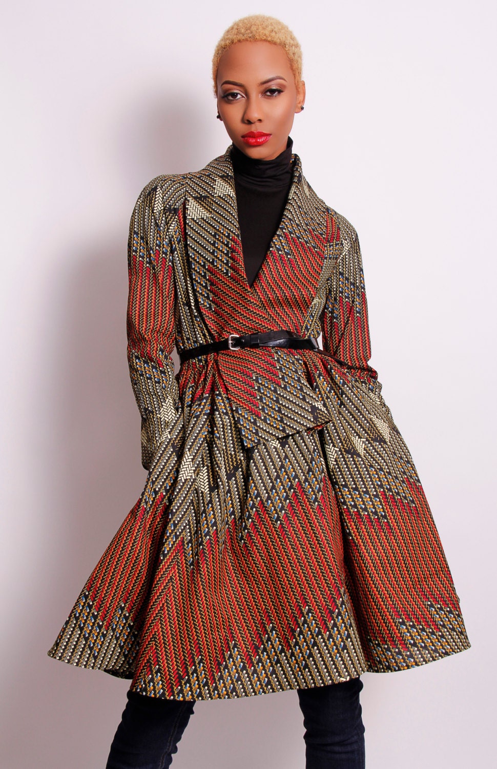 The Gugu Wrap Coat Dress