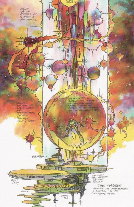 Kronosphere Time Machine - Signed Print of Original Artwork by Floro Dery