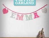Customized Handmade Fabric Garlands - 4 Letter Name Il_170x135