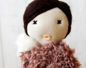 Cloth doll, Rag doll, handmade, retro, one of a kind/ Anastasia