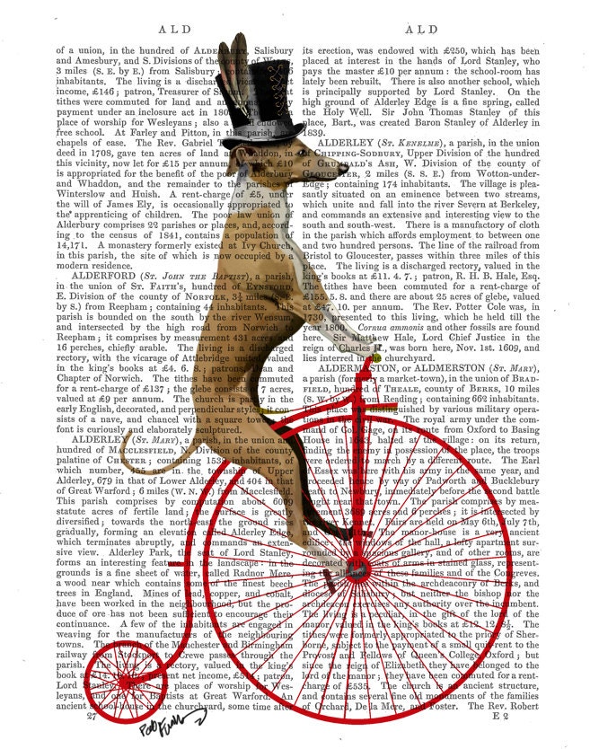 Italian Greyhound on Red Bike Acrylic Art Original Painting Print Mixed Media Dog all art wall decor Wall hanging illustration humor