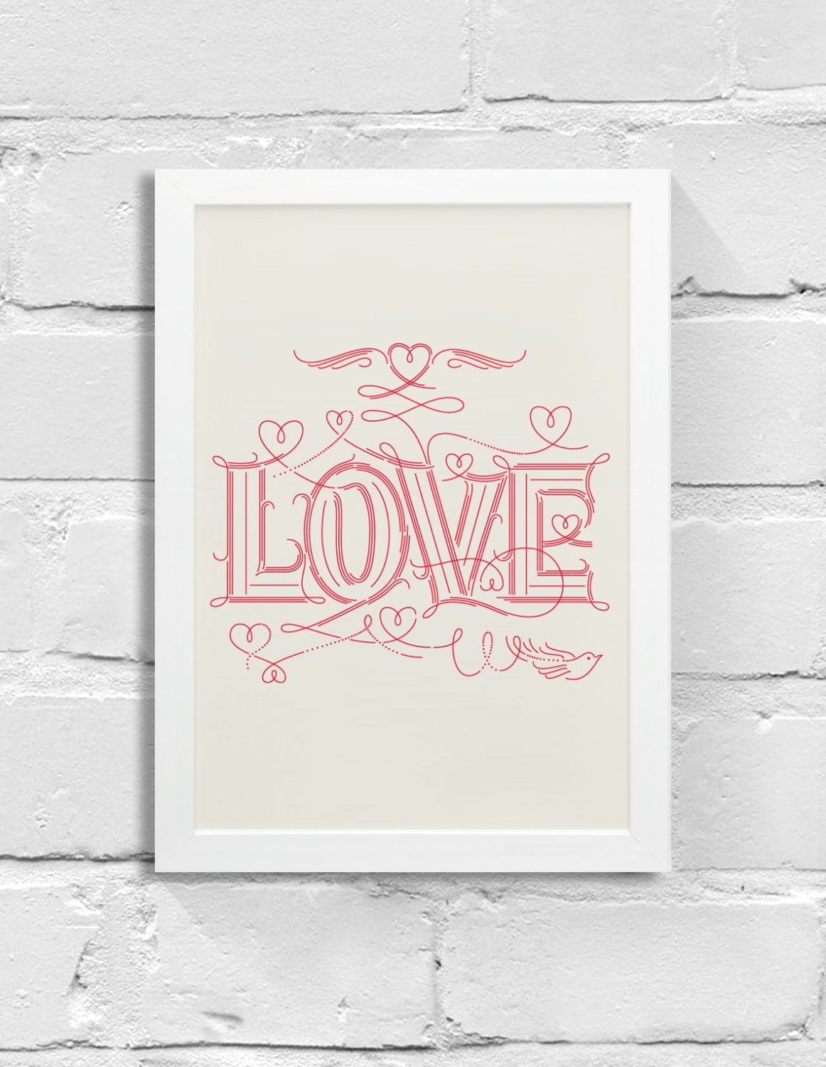 LOVE Print - 8x11.5'' (A4)