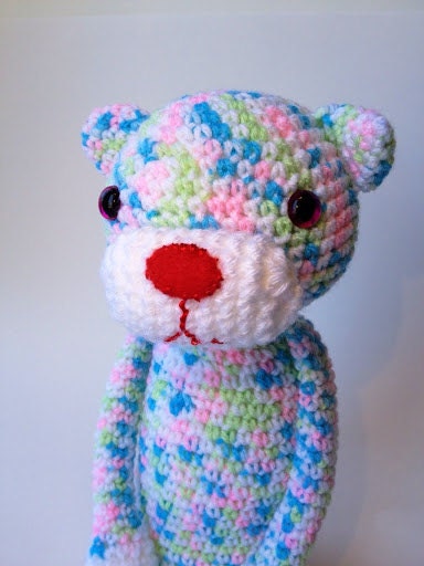 Amineko cat, crocheted amigurumi, ready to ship