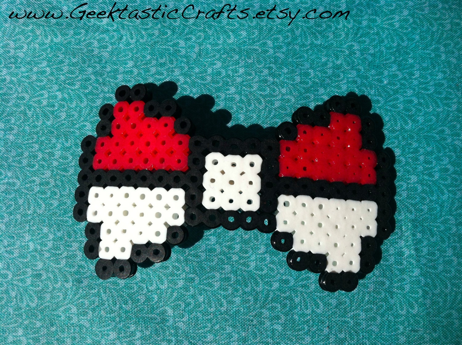 Pokeball Bow: Pick Your Pokeball Perler Bow