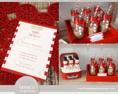 Happy Christmas Printable Party Package by tania's design studio