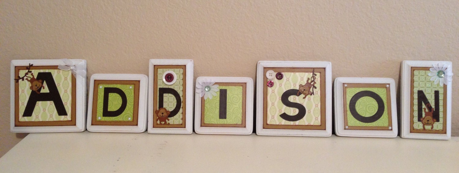 Popular items for child name decor on Etsy