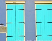 New Orleans, French Quarter Shutters - Wall Art