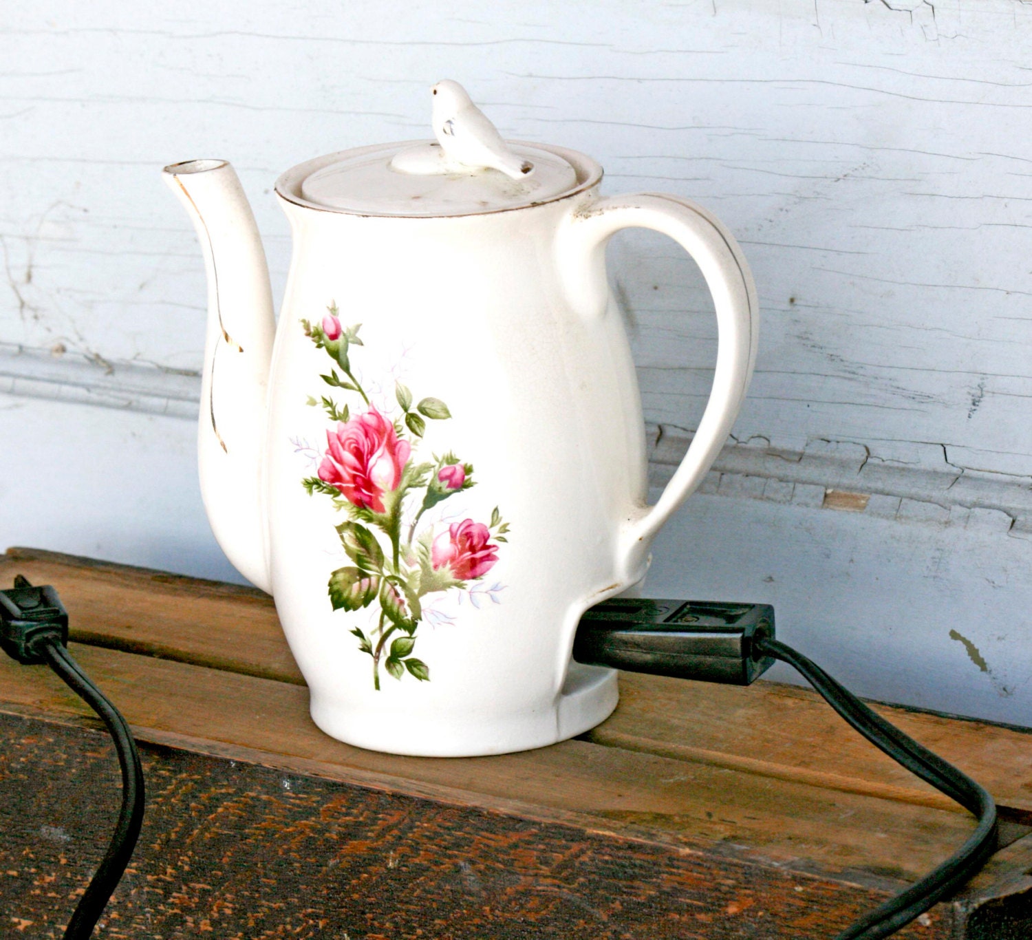 Vintage Hot Tea/Water Pot Electric by JunkJunkys on Etsy