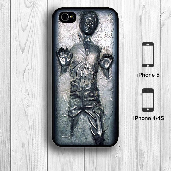 Han Solo Carbonite iPhone 4 Case, Star Wars iPhone 4S Case Black iPhone 5 Back Cover --000001