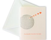 DARTH VADER, Letterpess Valentine Card