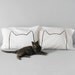Gift for the Pet Lover, His and Hers Cat Nap Pillowcase Set - gift for cat lady, modern home decor