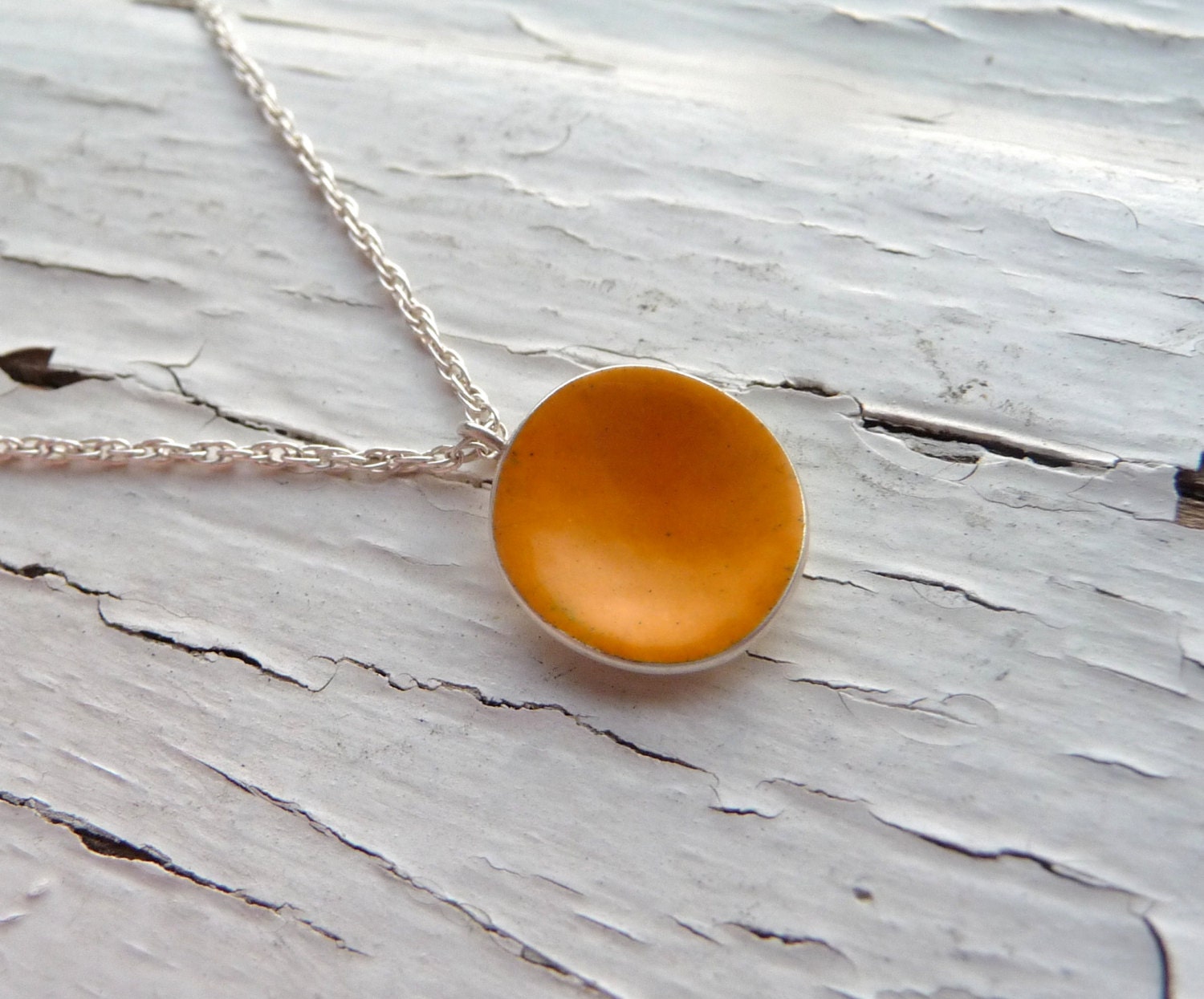 marigold nasturtium necklace