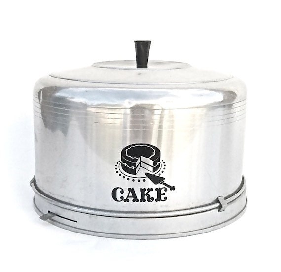 Vintage Aluminum Cake Saver