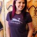 Always tee. Women's American Apparel fitted tee MEDIUM in EGGPLANT
