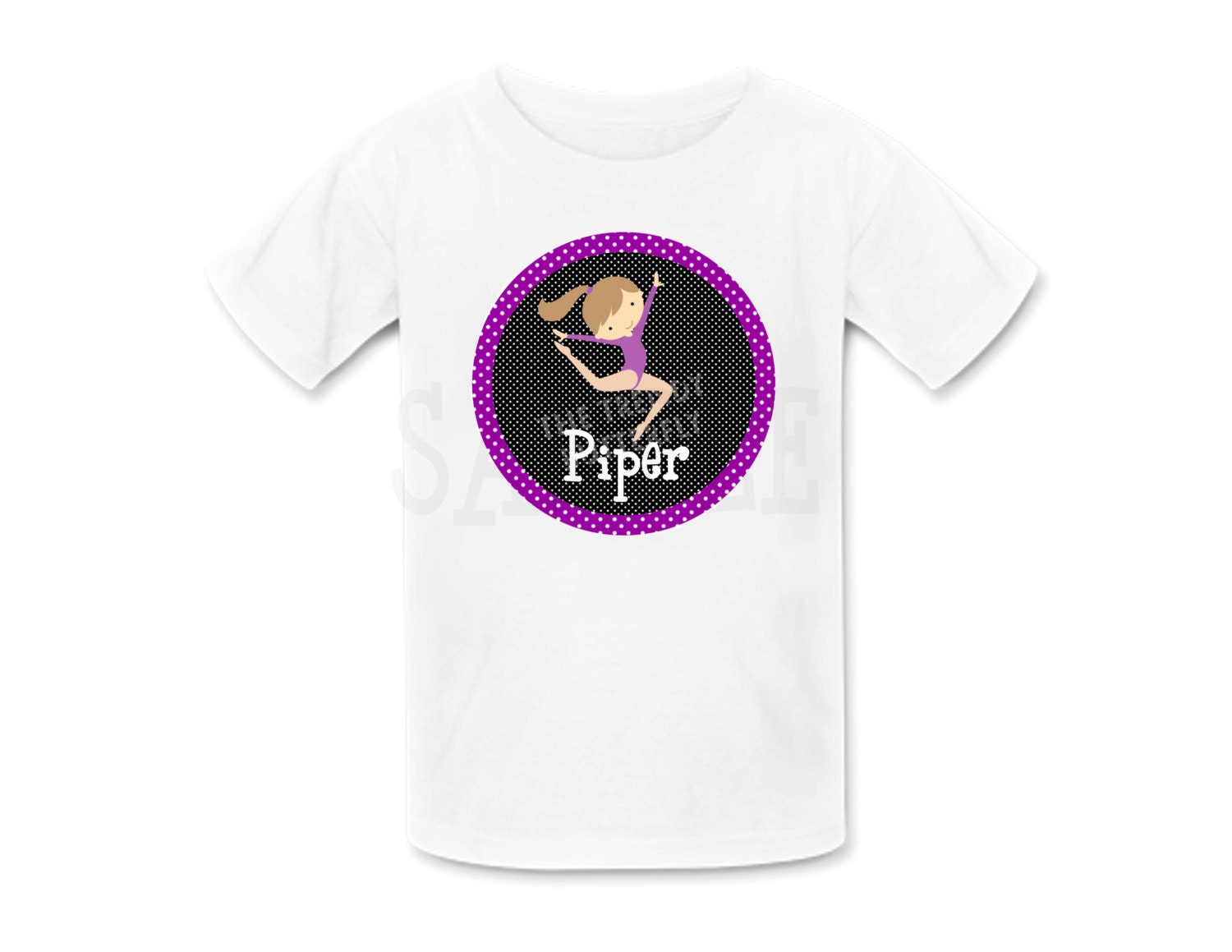 Gymnastics Shirt Personalized Gymnastics Birthday Tshirt or Onesie