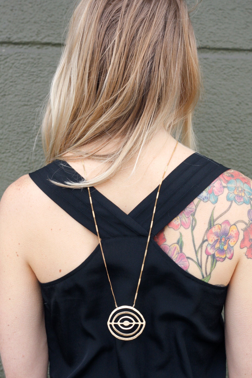 Large Third Eye Pendant Necklace