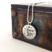 inspirational necklace free spirit - hand stamped jewelry - graduation gift