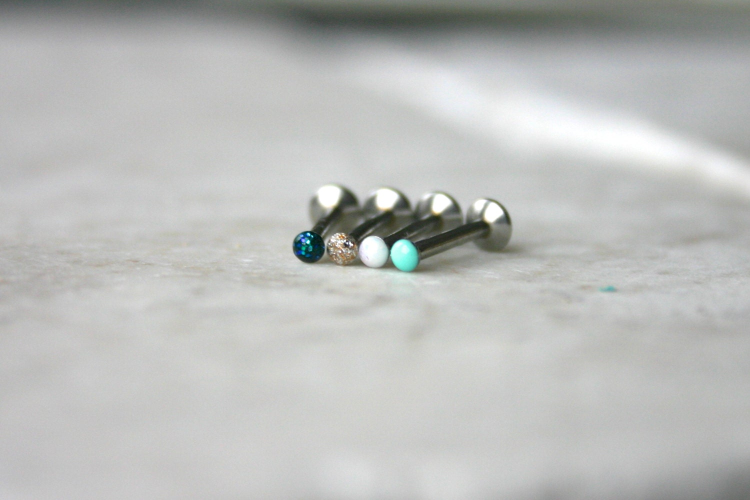 Choose Your Color - 2mm, 2.5mm, 3mm, 3.5mm: Tragus, Labret, Monroe, etc