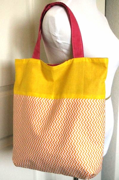 Chevron Reversible Tote Bag