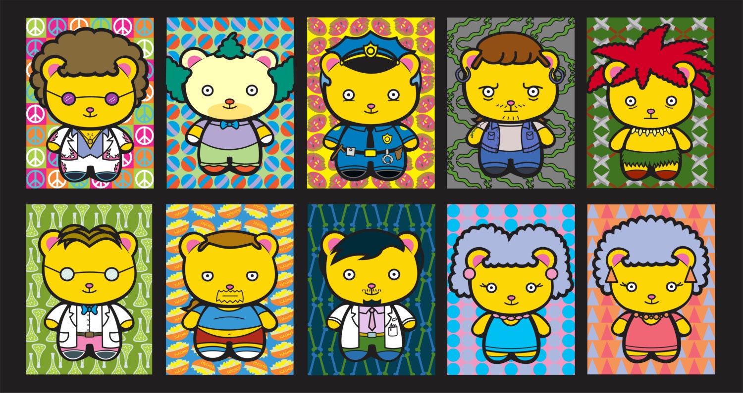 Bitty Bear Simpsons Sticker 10pk Vol 3