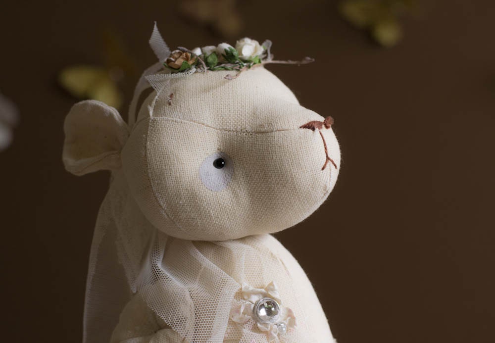 Soft Bear Style - Artist Bear - Soft Toy - Stuffed Animals - Wedding Ceremony