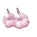 Pastel Purple Earrings, Lilac Flower Drops, Light Purple Button Dangles, Plastic Nickel Free Jewelry, Lavender - "Pearly Gates of Meringue"