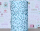 Bakers Twine - Light Blue - 5 Yards - 4 Ply Purple Cotton Bakers Twine for Scrapbooking Giftwrapping Cardmaking