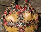 Vintage 70s Chain Link Multicolor Purse