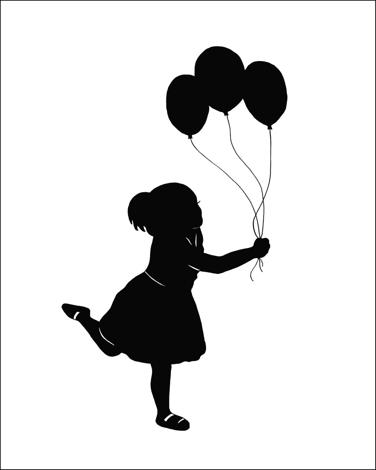 Custom Hand Drawn Silhouette for (1) 5x7 & (1) 8x10. Personalized Gift Idea. Keepsake. Birthday. Anniversary. Wedding. Mothers Day.