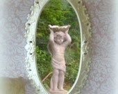 Vintage Chic Mirror Shabby Cottage French Country