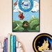 Castle in the Sky // Stained-glass Inspired Movie Poster Illustration // 12x18 Miyazaki and Ghibli Mosaic Art Print