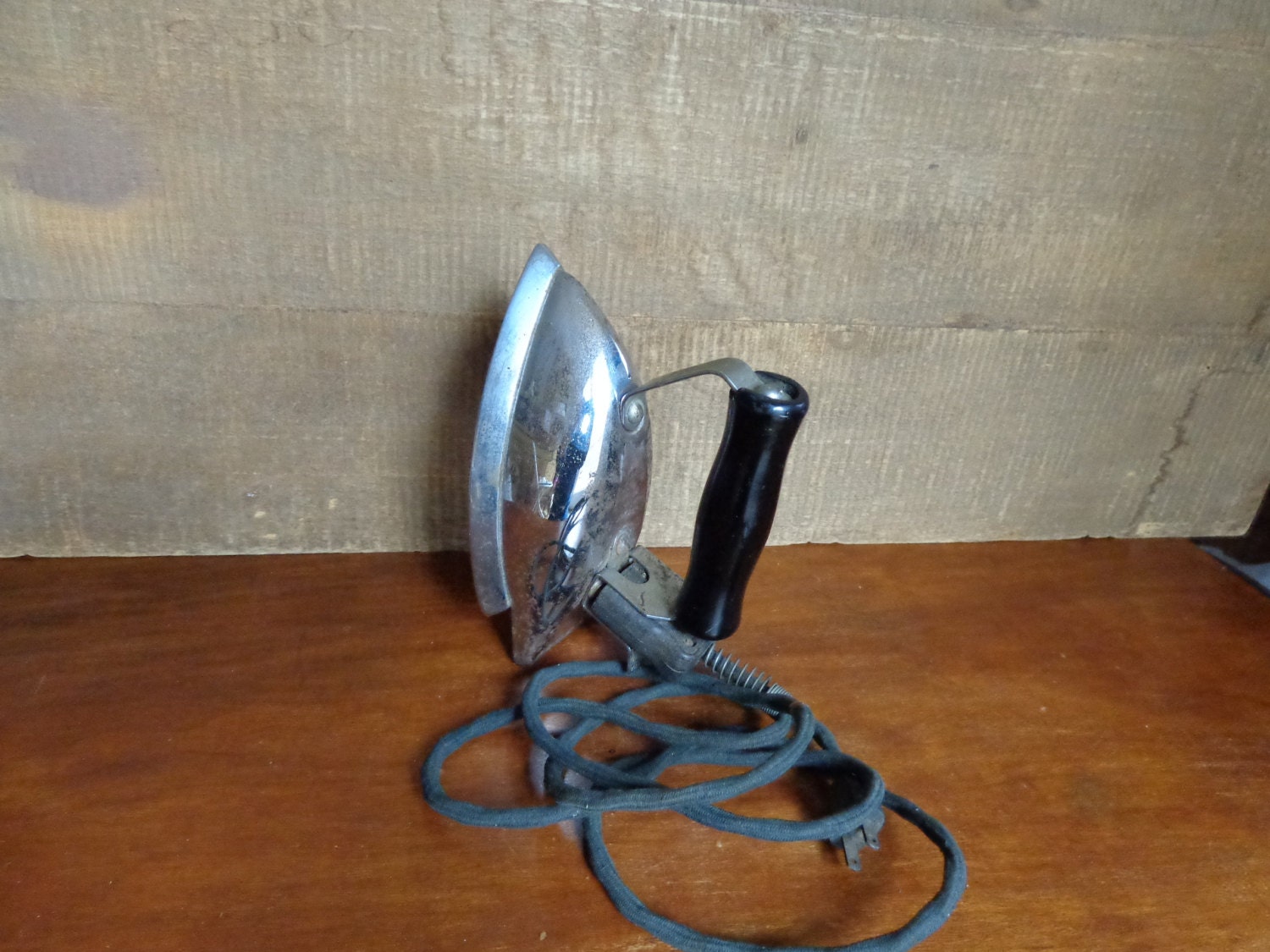 Rare Waage Iron M500H Electric, 4 Wattage Heat For Silk, Cotton, Linen, Rayon, Antique c1920s Flat Pressing Iron, Epsteam Vintage  Antiques