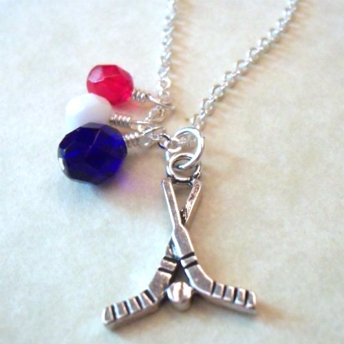 Hockey Mom Charm Necklace