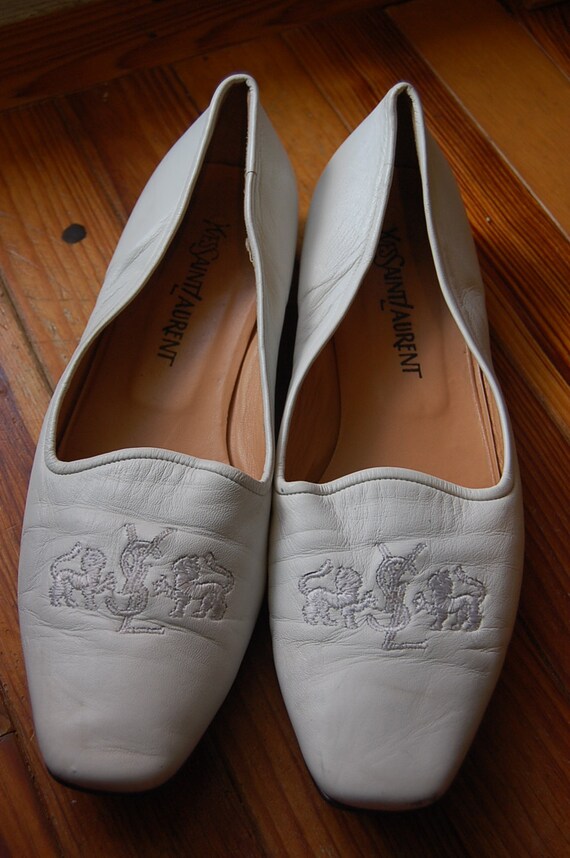 ysl vintage blanc