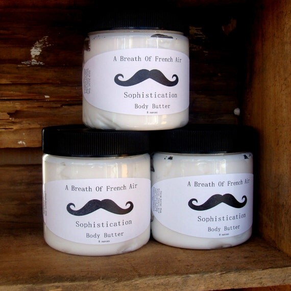 Men's Organic Body Butter Sophistication by ABreathOfFrenchAir