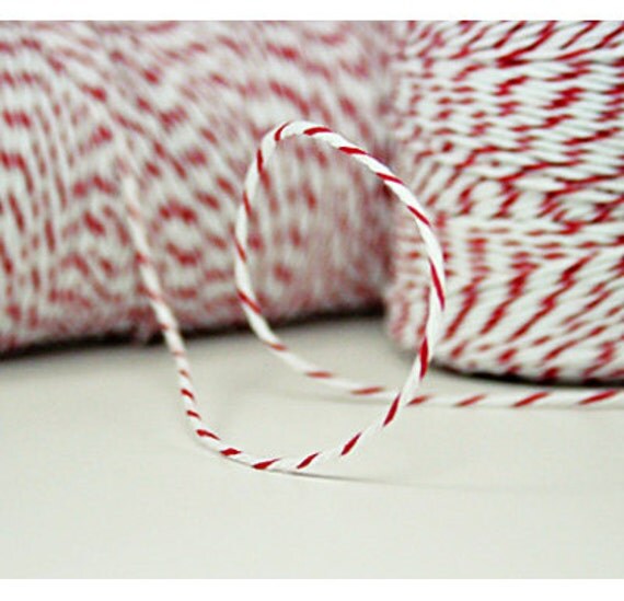 Cherry Bakers Twine - Red Twine - 30 yards sampler Il_570xn