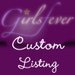 Custom listing for MLoueeez