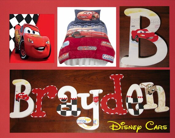 wooden pixar cars