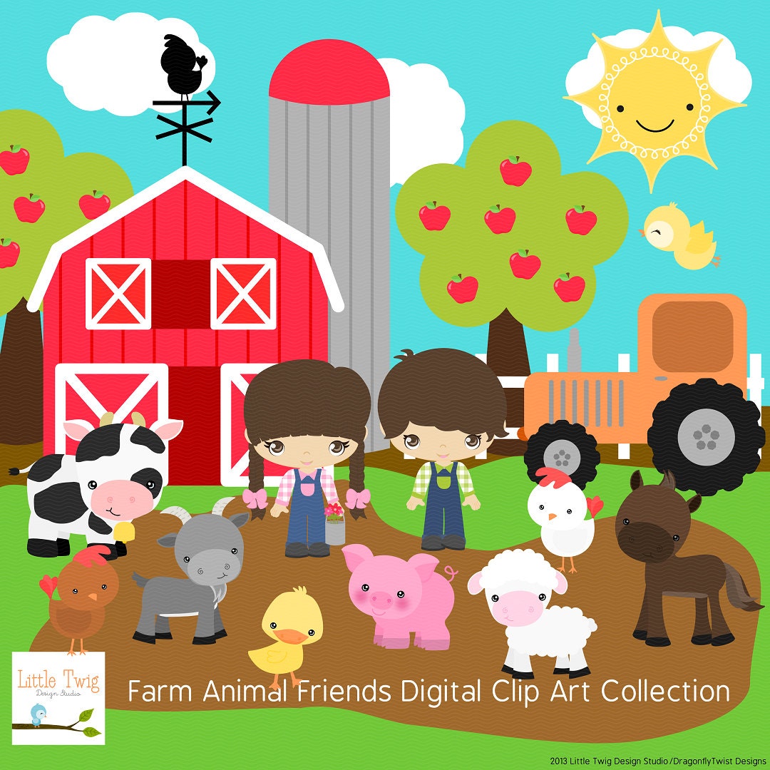 free clipart baby farm animals - photo #36