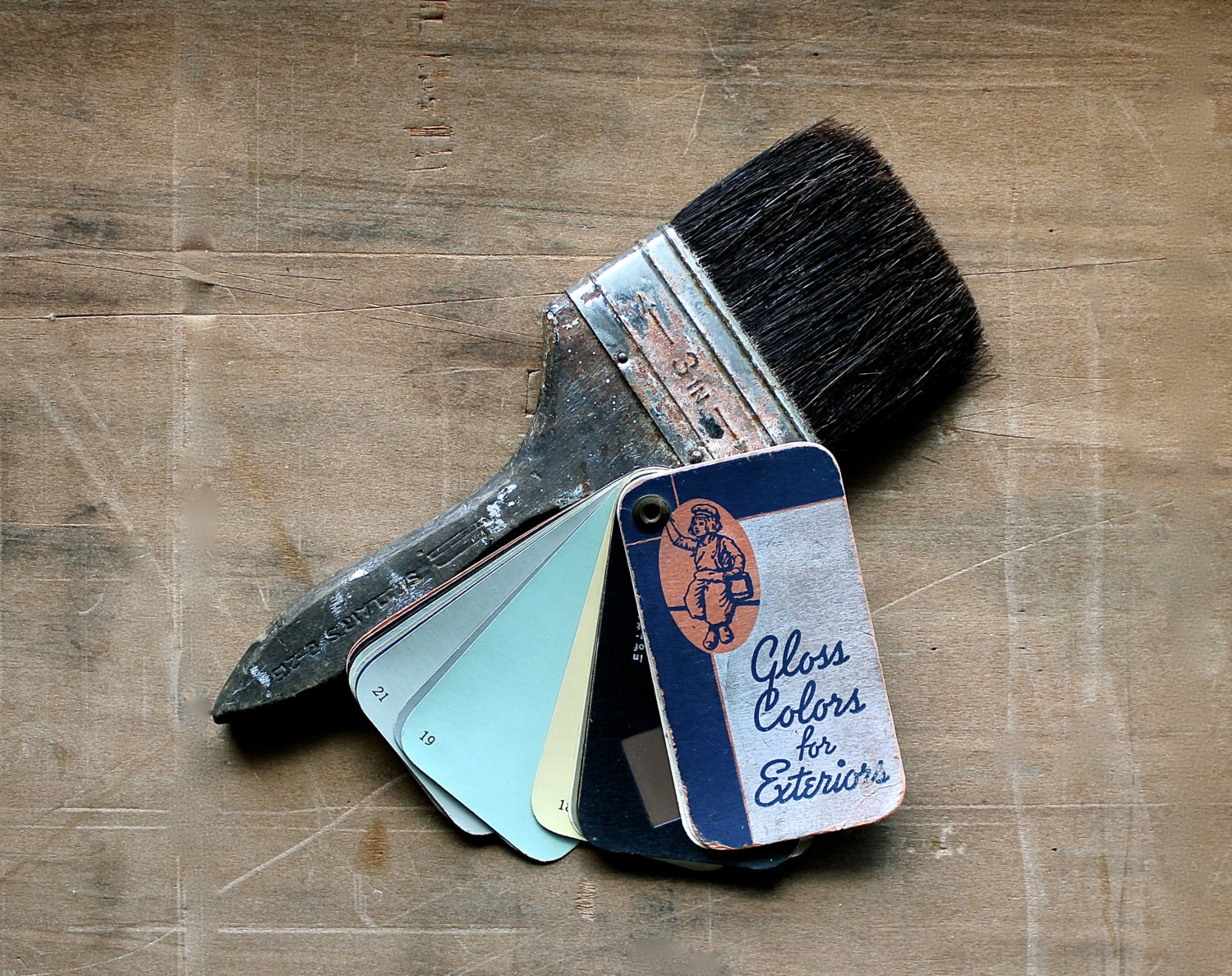 Pick a Color, Any Color - Vintage Paint Samples - Vintage Paint Chip Book