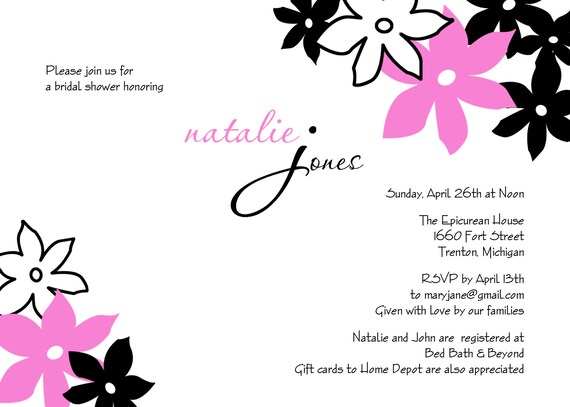 Day Dream Bridal Shower Invitation Il_570xn