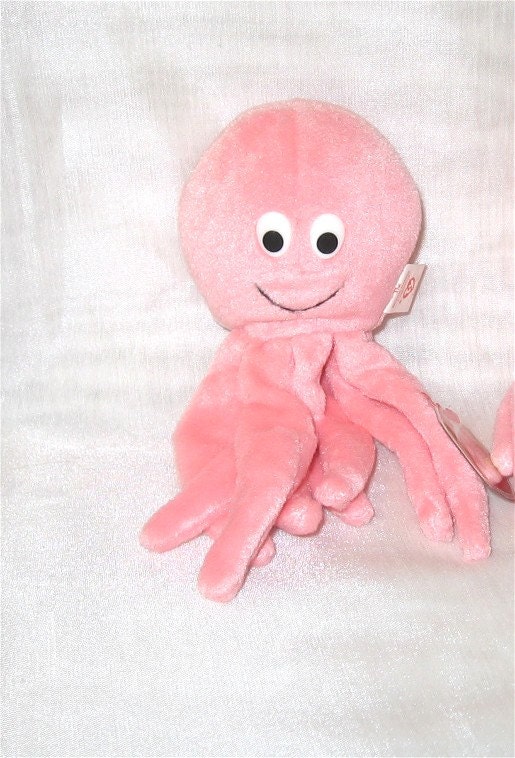 TY Beanie Baby Inky the Octopus 217 by BKattictreasures on