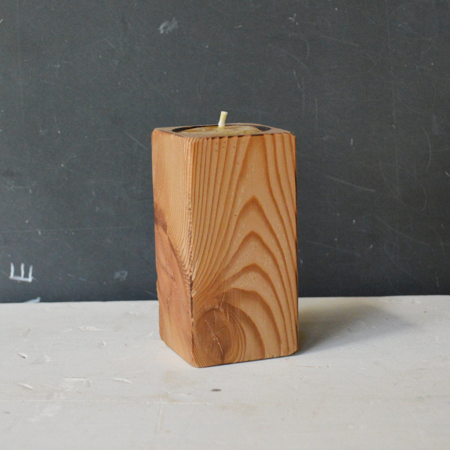 Smoke Stack 1 Candle Holder by Peg and Awl