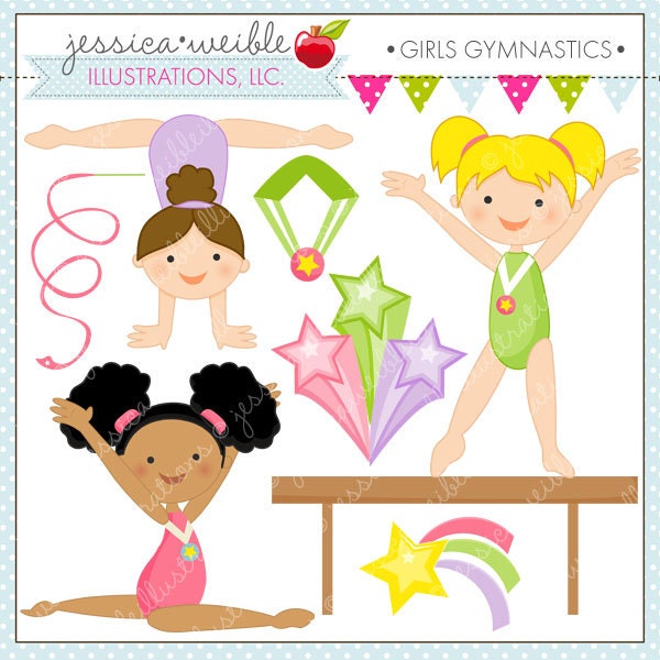 free clipart gymnastics girl - photo #25
