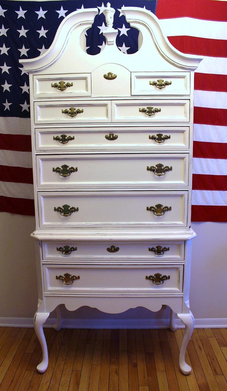 Queen Ann Highboy Dresser by LaVantteHome on Etsy