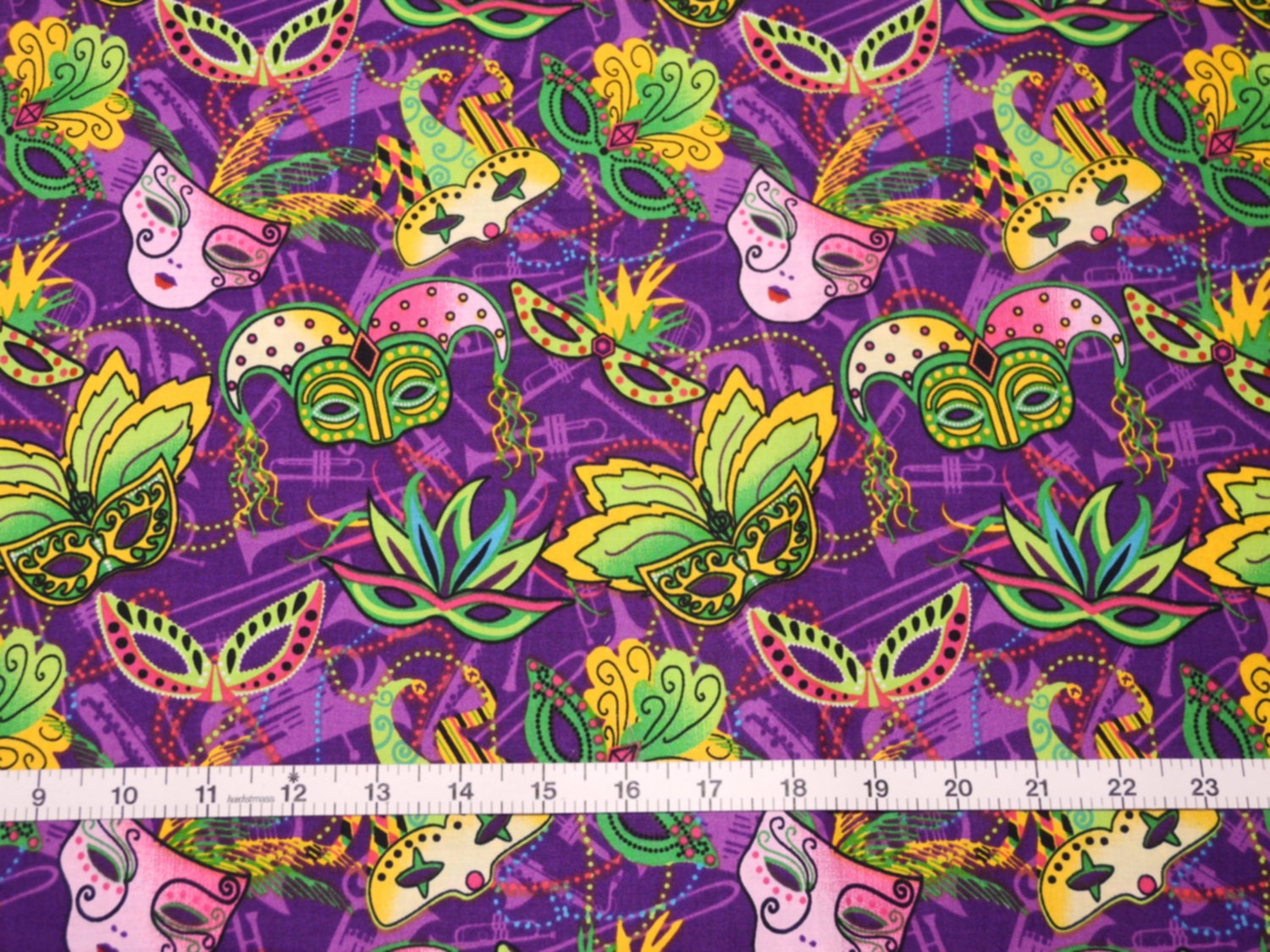 mardi gras fabric