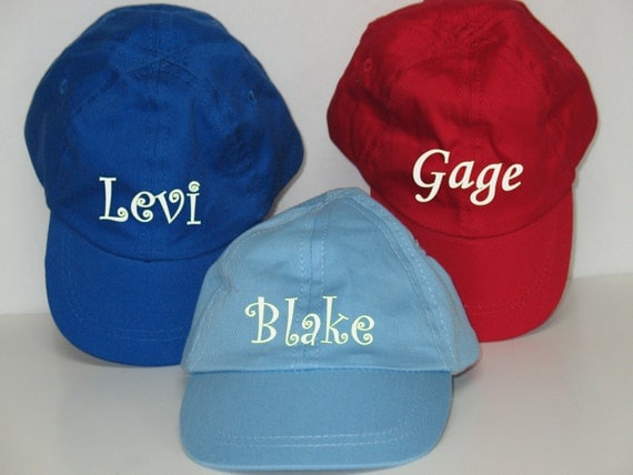 Personalized Boys Baseball Cap BABY Cap by kozykidzboutique