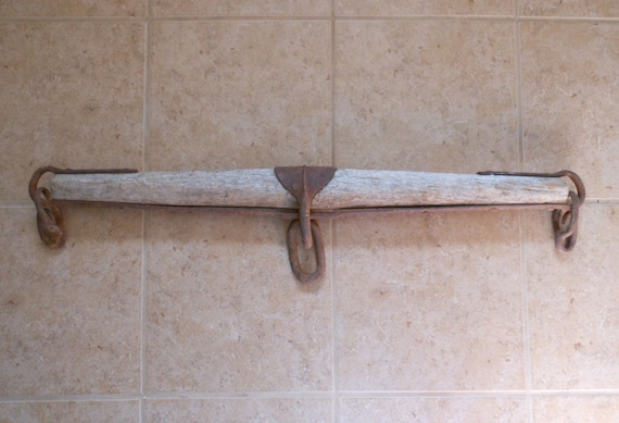 Vintage Rustic Farm Wood Horse Yoke Harness by 2cool2toss on Etsy